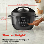 Мультиварка Instant Pot RIO з широким дном, 7,5 кварти, велике дно для обсмажування, тихе вивільнення пари, електрична мультиварка 7-в-1, скороварка, мультиварка, рисоварка, пароварка, смаження, йогурт та підігрівач