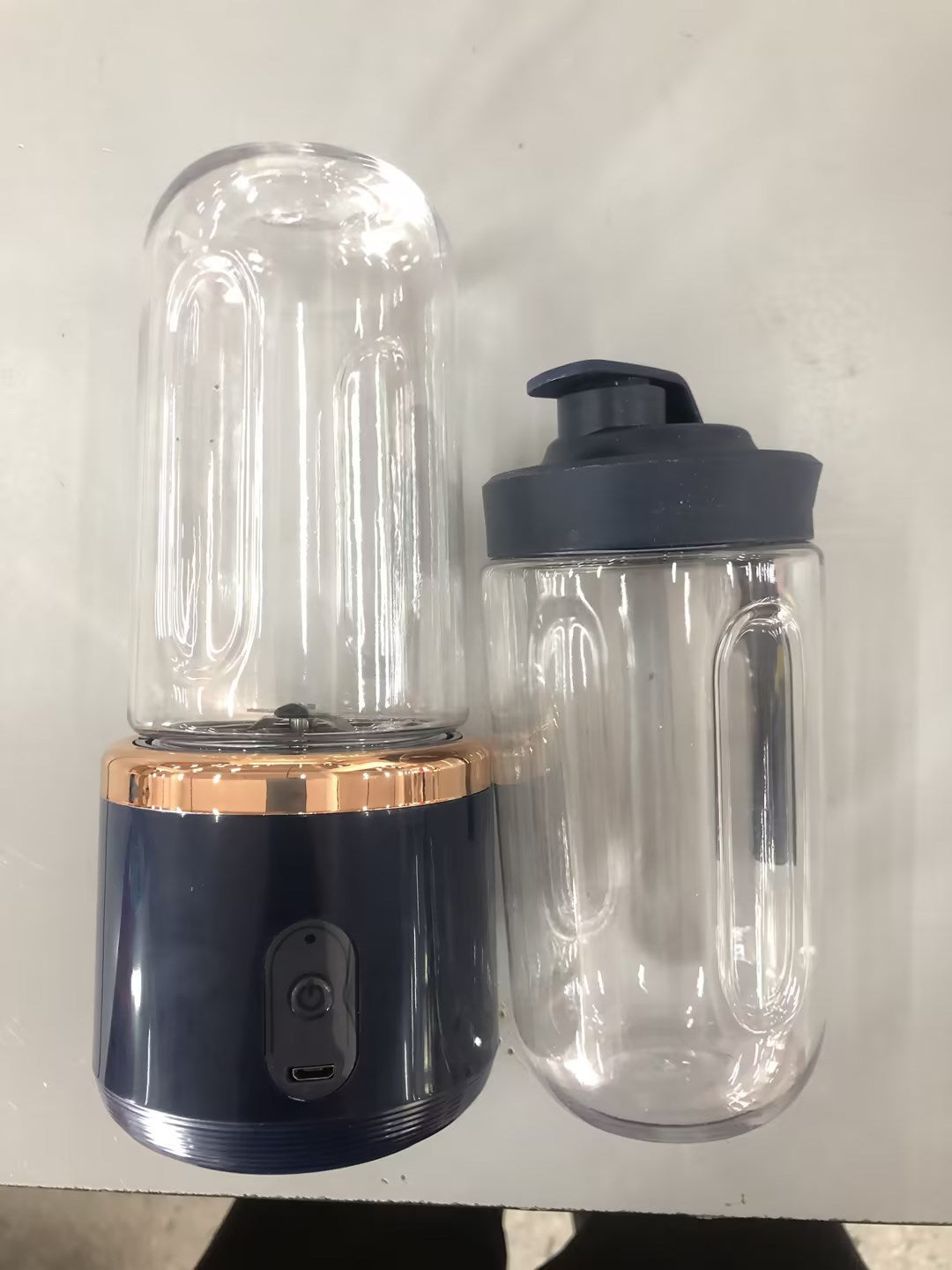 6-ostrzowy przenośny blender, mini sokowirówka, ekstraktor do kubków, wyciskarka do owoców, ładowanie przez USB, blender, mikser do żywności, kruszarka do lodu, przenośna sokowirówka