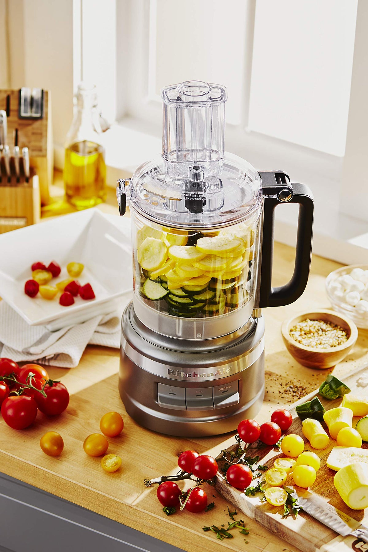 Кухонний комбайн KitchenAid KFP0919CU 9 Cup Plus, Contour Silver