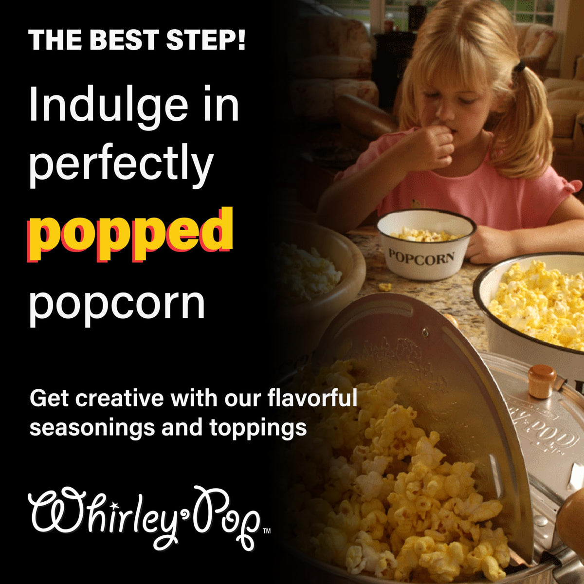 Maszyna do popcornu Wabash z ziarnami - srebrna, Metal Gear Popcorn Maker, szybka i łatwa w użyciu maszyna do popcornu dla miłośników popcornu, 6 litrów