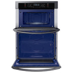 SAMSUNG 30" Electric Wall Oven Microwave Combo, Black Stainless Steel, NQ70T5511DS/AA