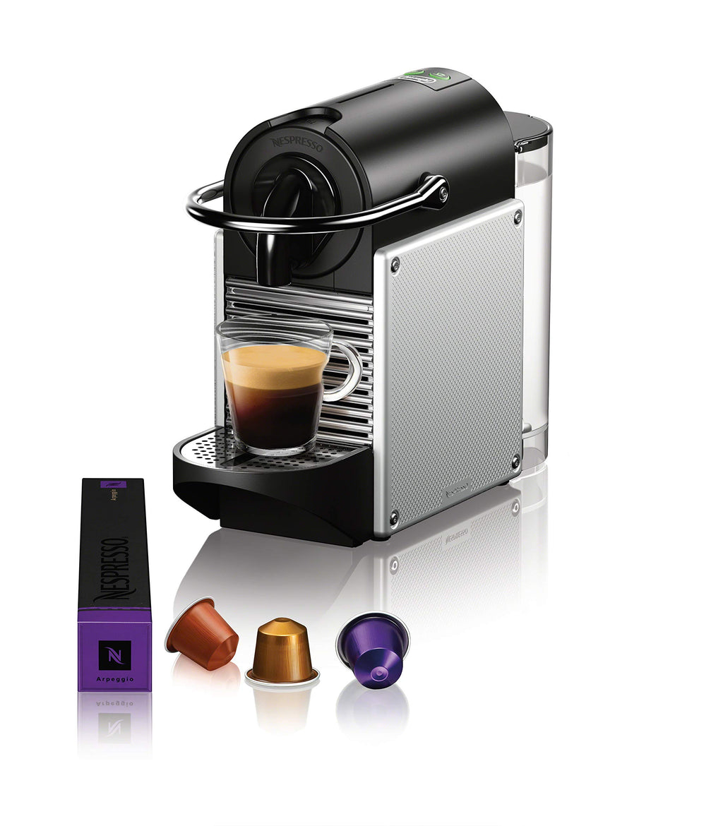 Еспресо-машина Nespresso Pixie від De'Longhi, 1100 мл, алюміній, срібло