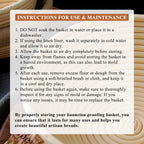 Banneton Bread Proofing Basket Set of 2: 9 Inch Round Sourdough Proofing Bowls for Artisan Bread Making for Professionals and Home Bakers