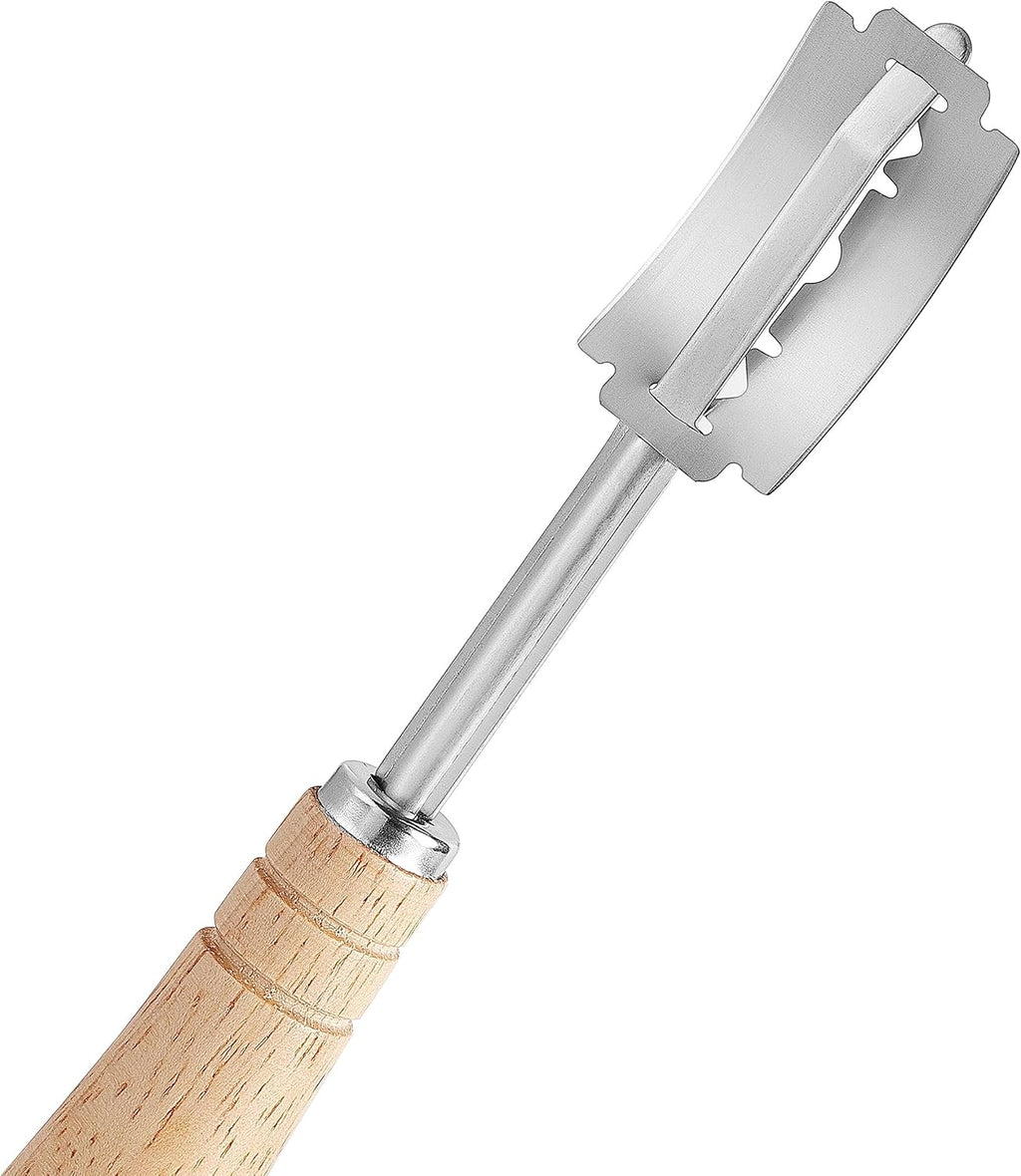 Lccowot Bread Lame, Stainless Steel Bread Lame Dough Scoring Tool, Premium Sourdough Scoring Tool, Bread Scorer with 10 Razor Blades