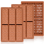 1 Pc Chocolate Bar Mold Deep Dubai Break Apart Candy Molds Thick Stuffed Silicone Molds for Filling Knafeh Pistachio Chocolate Bar and Wax Melts Large (Pyramid Shape)