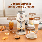 Ekspres do kawy Gevi Espresso 20 Bar z młynkiem, profesjonalny ekspres do kawy z 35 precyzyjnymi ustawieniami mielenia, młynki żarnowe do kawy Combos, superautomatyczne ekspresy do kawy, prezent dla miłośnika kawy