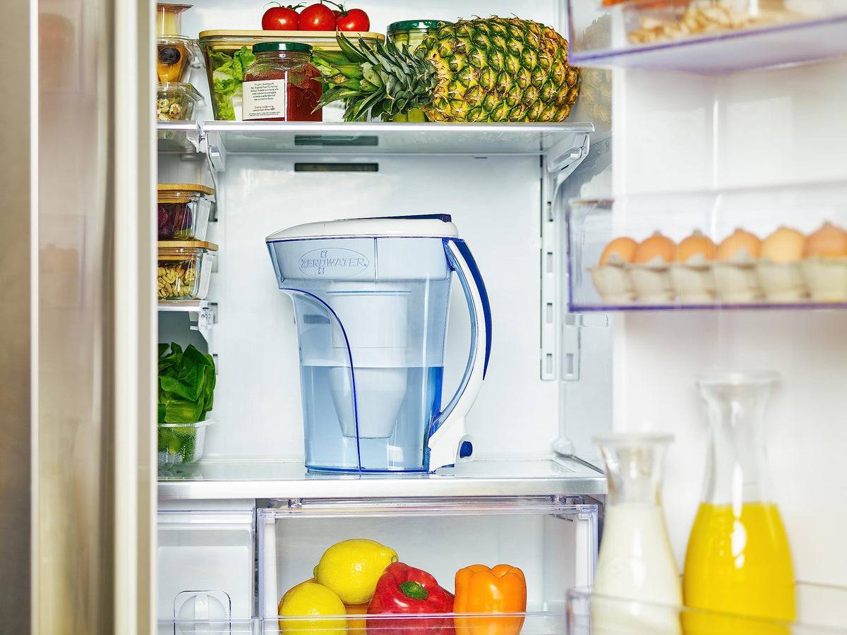 ZeroWater 10-Cup Ready-Pour 5-Stage Water Filter Pitcher 0 TDS for Improved Tap Water Taste - IAPMO Certified to Reduce Lead, Chromium, and PFOA/PFOS