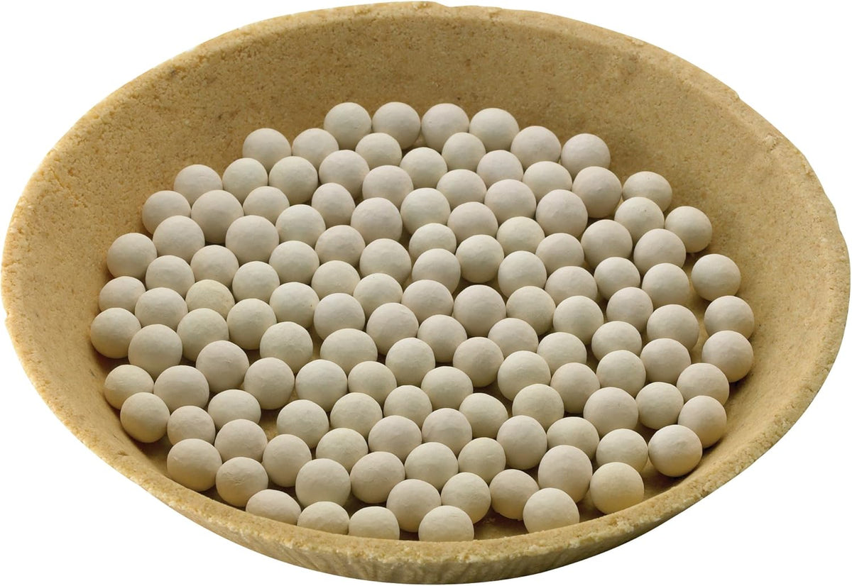 Mrs. Anderson's Baking Pie Weights | Natural Ceramic Stoneware Beads for Blind Baking | Heat-Safe, Food-Safe, Easy to Use | Prevents Shrinking, Puffing, Bubbling | Individual Weighted Balls