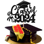 24 PCS 2025 Graduation Cupcake Toppers Glitter Diploma Congrats Grad Cap Cupcake Picks Class of 2025 Cake Decorations for 2025 Graduation Theme Party Supplies Pink