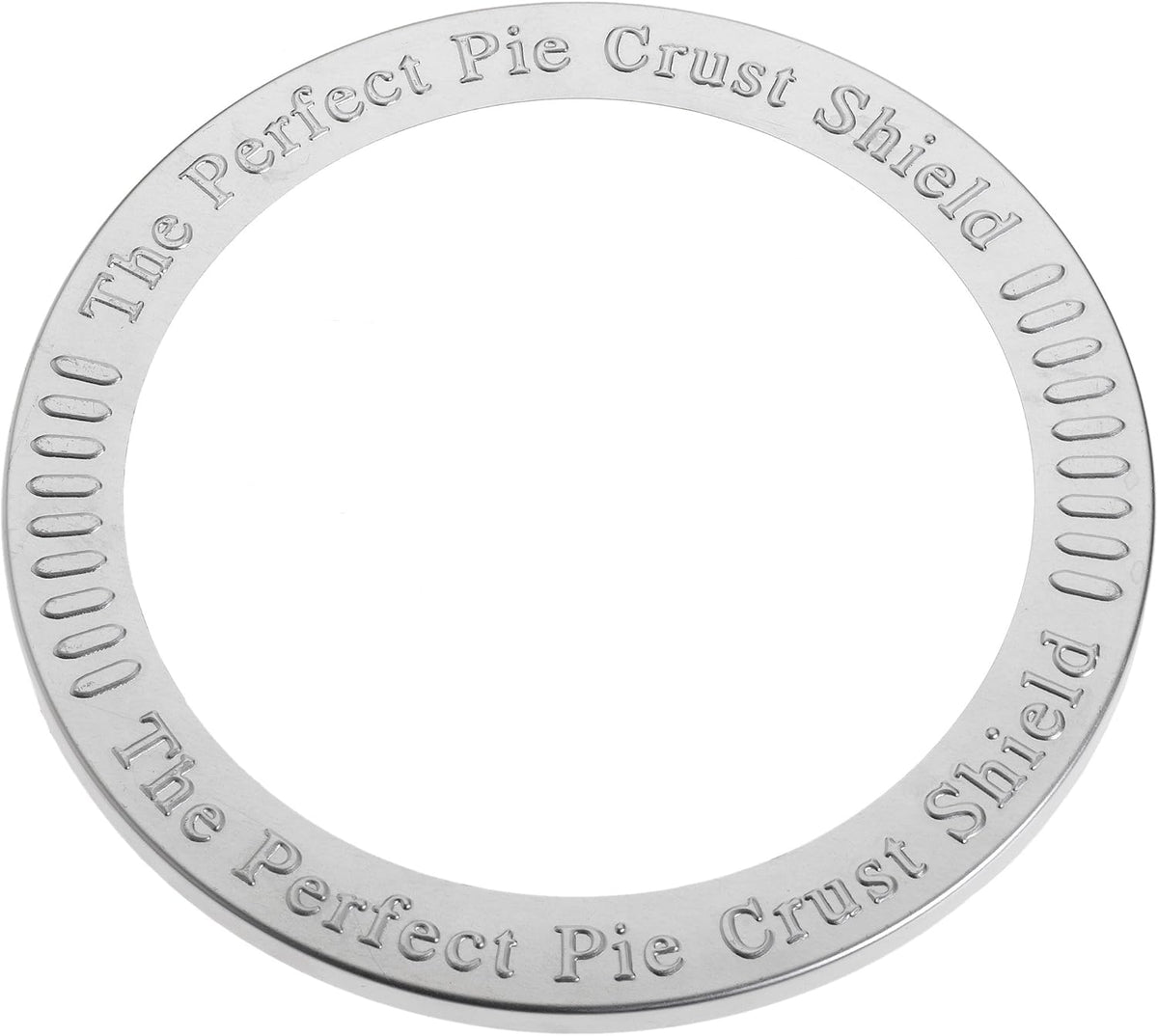 Norpro Aluminum 9 Inch Pie Crust Shield, Shown