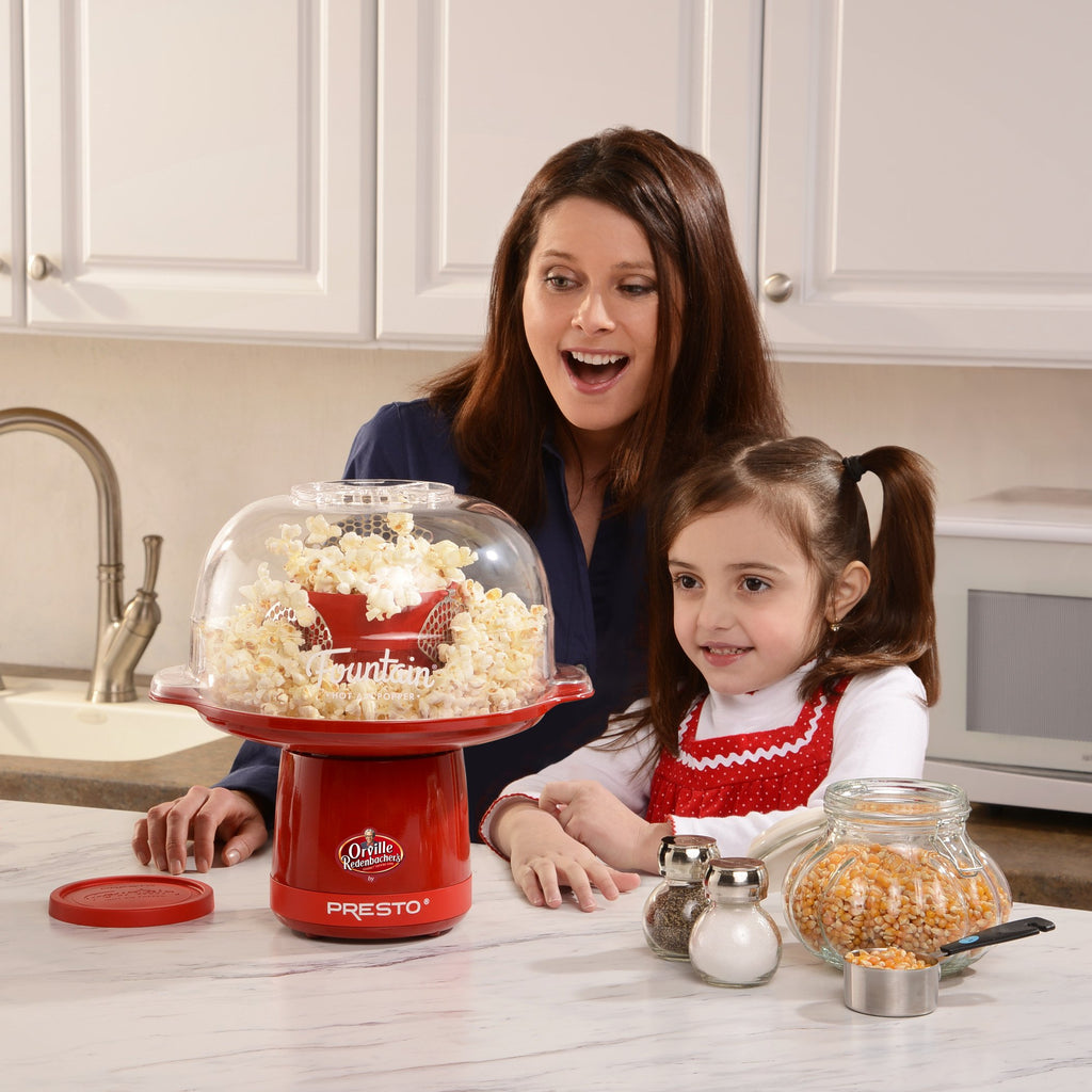 Попкорн Presto Orville Redenbacher's Fountain Hot Air Popper, 20 чашок, червоний