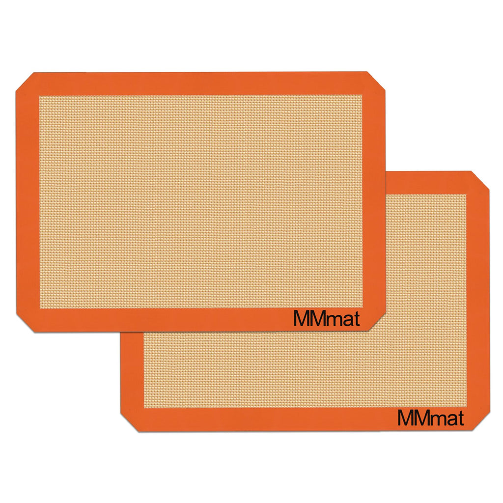 Silicone Baking Mat - Best German Silicone - Non Slip Silicone Baking Sheet, Non Stick Reusable Silicone Mats for Baking, Oven Liner, Counter Mat - Half Sheet Baking Mat, Set of 2