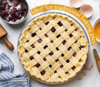 9" Aluminum Foil Pie Tins (25 Pack), Disposable Aluminum Pie Pans, Foil Pans for Baking, Cooking, Freezer Safe, Round Foil Pans, Foil Plates Perfect for Quiche, Tarts, Pies, & Takeout Spare Essentials