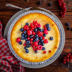 NoCry Premium Disposable Pie Pans (50 Pack) — 9 Inch Foil Aluminum Tins with Full Curl Lip for Baking Delicious Tarts or Crispy Pastry Crusts — Lightweight Yet Sturdy — Even Heat Distribution