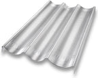 USA Pan Bakeware Aluminum Perforated Nonstick French Baguette Bread Pan, 3-Loaf