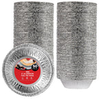 Stock Your Home 6 Inch Aluminum Foil Pie Pans (50 Count) – Disposable & Recyclable Mini Tins for Bakeries, Cafes, Restaurants – Durable Pans for Baking, Fruit Tarts, and Quiche
