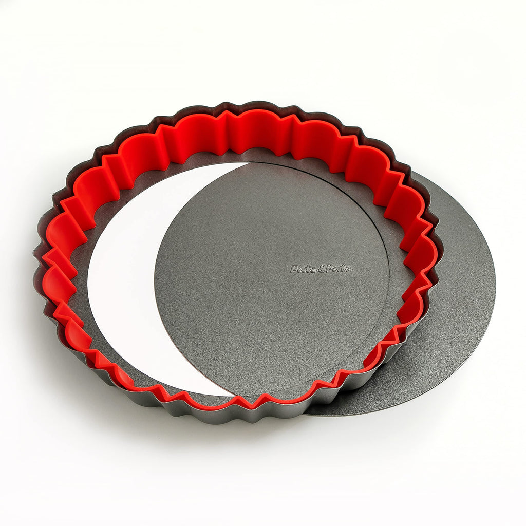 PressPerfect Silicone Pie Weight - Patented Blind Baking Insert for TartArt 9 Inch Tart Pan - Alternative to Ceramic Pie Weights for Baking Crust - No Puff Ups or Cracked Crusts
