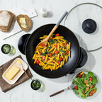 Електрична вок-скат Aroma Housewares AEW-307, 5 л, чорний