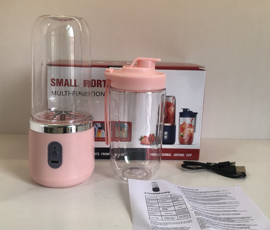 6-ostrzowy przenośny blender, mini sokowirówka, ekstraktor do kubków, wyciskarka do owoców, ładowanie przez USB, blender, mikser do żywności, kruszarka do lodu, przenośna sokowirówka