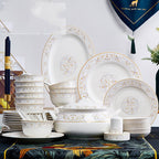 Ceramic Bowls And Saucers Set Bone China Bowls And Plates - Walfos® Kitchenware