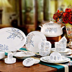 Ceramic Bowls And Saucers Set Bone China Bowls And Plates - Walfos® Kitchenware