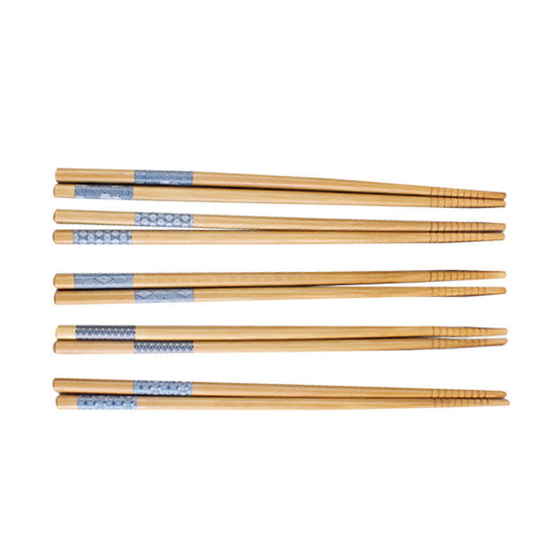 Creative Japanese-style Bamboo Chopsticks Ocean Printing Household - Walfos® Kitchenware