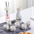 Creative Japanese Sake Sake Set Ancient Style Ceramic Set - Walfos® Kitchenware