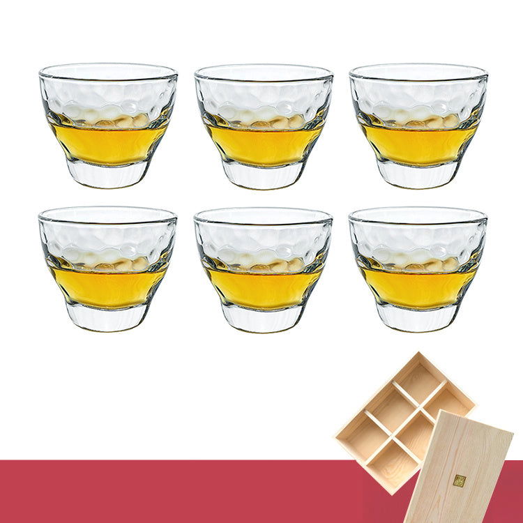 Hammer Pattern Small Wine Cup Birthday Gift Japanese Tea Set - Walfos® Kitchenware