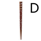 Household Japanese Style Heat Transfer Color Tortoise Shell Chopsticks - Walfos® Kitchenware