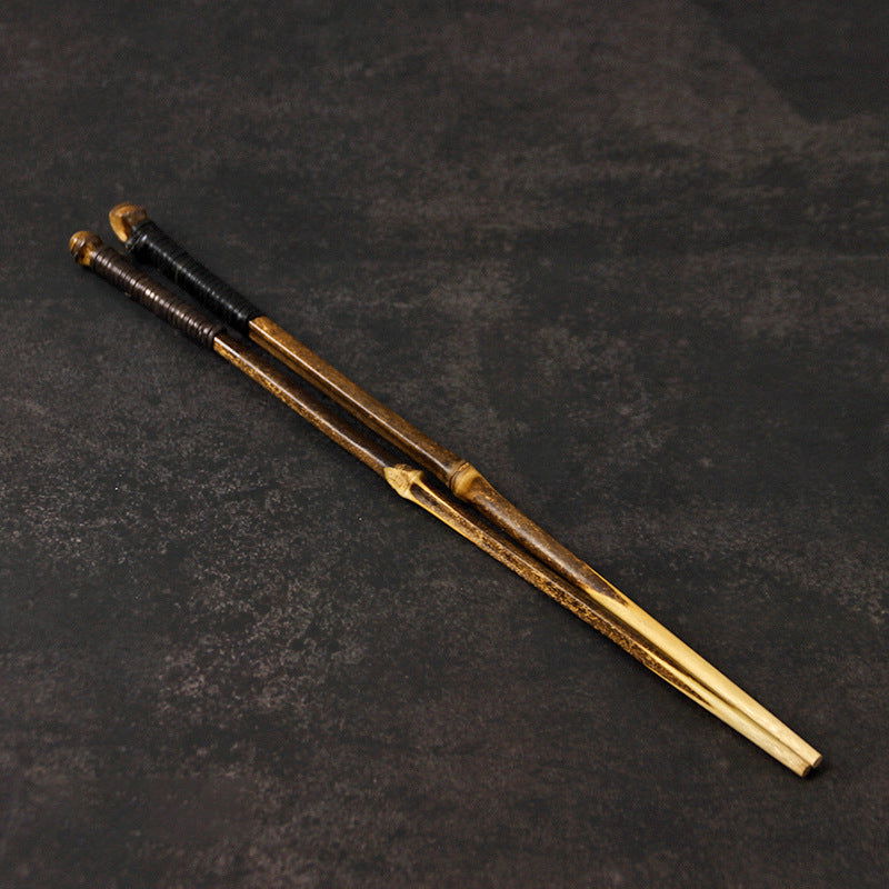 Japanese-style Pointed Sushi Chopsticks Bamboo Single - Walfos® Kitchenware