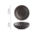 Japanese Chrysanthemum Flavored Ceramic Plate - Walfos® Kitchenware