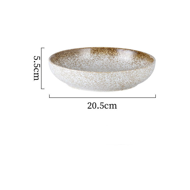Japanese Deep Plate Fashion Personalized Dish - Walfos® Kitchenware
