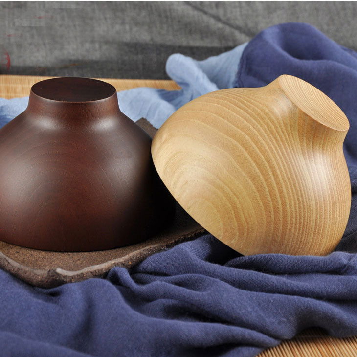 Japanese Jujube Wooden Bowl Wooden Rice Bowl Soup Bowl - Walfos® Kitchenware