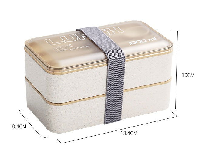 Japanese Separated Cute Girly Heart Bento Box - Walfos® Kitchenware
