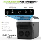 12V car refrigerator 23Quart (22L) electric cooler/heater, plug-in car cooler, with 110V AC household power cord