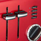 4 Slice Toaster Oven Brushed Stainless Toaster for Bread Toast Machine Cooking Appliances Kitchen Home
