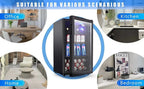 Beverage Refrigerators 120-Can Small Mini Fridge for Home or Bar with Glass Door and Adjustable Removable Shelves, 3.5 Cu.Ft.
