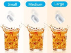 Розумні льодогенератори, портативна настільна льодогенераторна машина з самоочищенням, 26 фунтів/24 години, голосовий пульт дистанційного керування, з ложкою для домашньої вечірки
