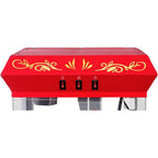 Popcorn Red Countertop Foundation Popcorn Popper Machine, 8 Ounce, with 3 Position Control Switch, Exclusive Whisper Quiet Motor