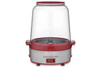 Popcorn Maker, Red, Removable non-stick aluminum cooking plate