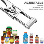 WALFOSP Rofessional Portable Adjustable Manual Stainless Steel Jar Lid Opener Gripper Can Opener Kitchen Supplies Accessories Walfos® Kitchenware