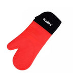 WALFOS 1 Piece Heat Resistant Silicon BBQ Glove-Oven Mitt-Kitchen Cooking Glove With Finger-Household Gloves For Cooking Baking - Walfos® Kitchenware