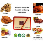 WALFOS Brand Baking Sheet Liner Non Stick Silicone Baking Mat Non-Stick Baking Cookie Liner Pastry Mat Bakeware Kitchen Tool - Walfos® Kitchenware