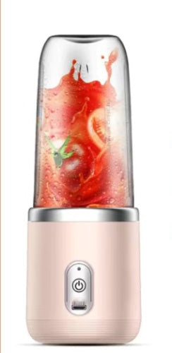 6-ostrzowy przenośny blender, mini sokowirówka, ekstraktor do kubków, wyciskarka do owoców, ładowanie przez USB, blender, mikser do żywności, kruszarka do lodu, przenośna sokowirówka
